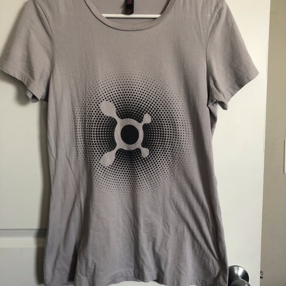 Orangetheory Gray Women's Cut T-shirt Sz M